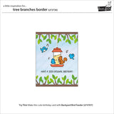 Lawn Fawn, Lawn Cuts Custom Craft Die, Tree Branches Border (LF3730)