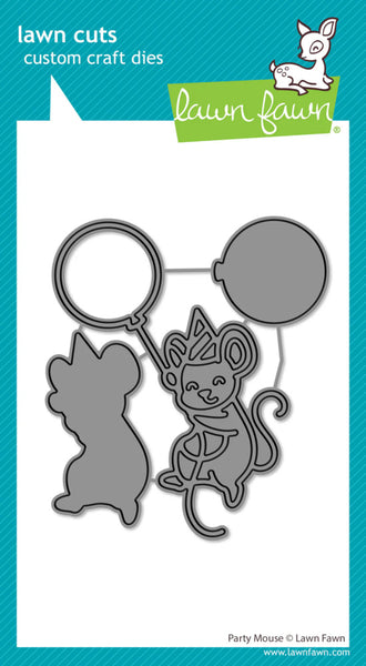 Lawn Fawn, Lawn Cuts Custom Craft Die, Party Mouse (LF3732)