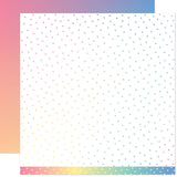 Lawn Fawn, Gleeful Gradients Double-Sided Cardstock 12"X12", Northern Lights (LF3761) Sold Individually