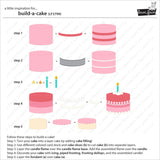 Lawn Fawn, Lawn Cuts Custom Craft Die, Build-A-Cake (LF3799)