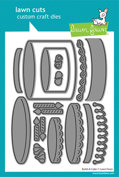 Lawn Fawn, Lawn Cuts Custom Craft Die, Build-A-Cake (LF3799)