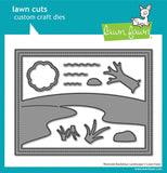 Lawn Fawn, Lawn Cuts Custom Craft Die, Riverside Backdrop: Landscape (LF3815)