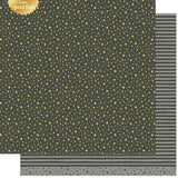 Lawn Fawn, 12X12 Patterned Paper, All the Sparkles, Onyx  (LF3839)