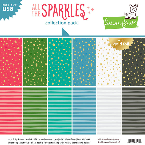 Lawn Fawn, All the Sparkles Paper Pack Collection (LF3841)