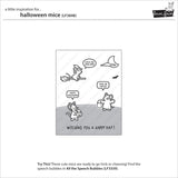 Lawn Fawn, Lawn Fawn Clear Stamps 4"X6" & Dies Combo, Halloween Mice (LF3848 & LF3849)
