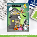 Lawn Fawn, Lawn Fawn Clear Stamps 4"X6" & Dies Combo, Halloween Mice (LF3848 & LF3849)