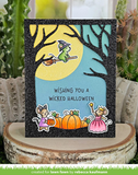 Lawn Fawn, Lawn Fawn Clear Stamps 4"X6" & Dies Combo, Halloween Mice (LF3848 & LF3849)