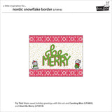 Lawn Fawn, Lawn Cuts Custom Craft Die, Nordic Snowflake (LF3916)