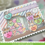 Lawn Fawn, Lawn Cuts Custom Craft Die, Postage Rectangle Stackables (LF3964)