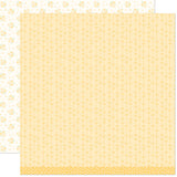 Lawn Fawn, 12X12 Patterned Paper, Blissful Blossoms, Marigold (LF4004)