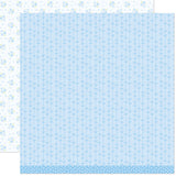 Lawn Fawn, 12X12 Patterned Paper, Blissful Blossoms, Bellflower (LF4007)