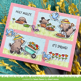 Lawn Fawn, Stamps, Dies & Coloring Stencil Bundle, All the Garden Hats (LF4034, LF4035 & LF4036)