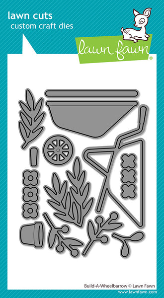 Lawn Fawn, Lawn Cuts Custom Craft Die, Build-a-Wheelbarrow (LF4043)