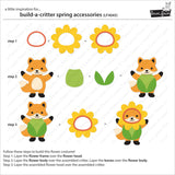 Lawn Fawn, Lawn Cuts Custom Craft Dies, Build-A-Critter Spring Accessories (LF4045)