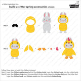 Lawn Fawn, Lawn Cuts Custom Craft Dies, Build-A-Critter Spring Accessories (LF4045)