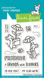 Lawn Fawn, Lawn Fawn Stamps, Mice Flowers (LF4076)