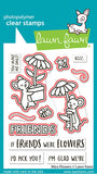 Lawn Fawn, Lawn Cuts Custom Craft Dies, Mice Flowers (LF4077)