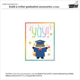 Lawn Fawn, Lawn Cuts Custom Craft Dies, Build-A-Critter Graduation Accessories (LF4088)