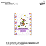Lawn Fawn, Lawn Cuts Custom Craft Dies, Daisy Border (LF4090)