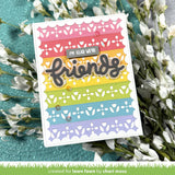 Lawn Fawn, Lawn Cuts Custom Craft Dies, Folksy Tulip Border (LF4091)