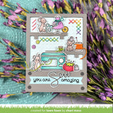 Lawn Fawn, Lawn Cuts Custom Craft Dies, Workshop Backdrop: Portrait