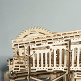 ROKR, 3D Mechanical Wooden Puzzle, Marble Run - Marble Squad