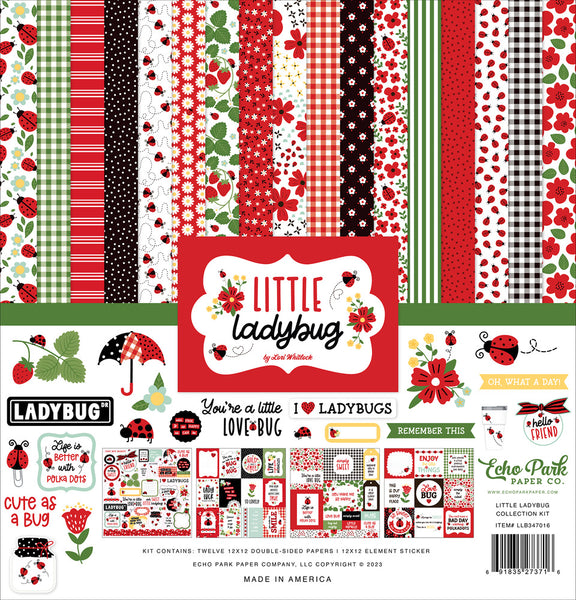 Echo Park Collection Kit 12"X12", Little Ladybug