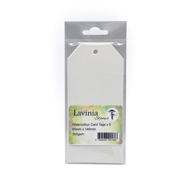 Lavinia Stamps, Watercolor Card Tags, 65mm x 140mm - Scrapbooking Fairies