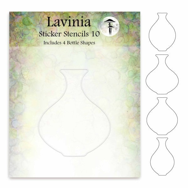 Lavinia Stamps, Sticker Stencils 10, Small Bottle Collection (LSSS010)