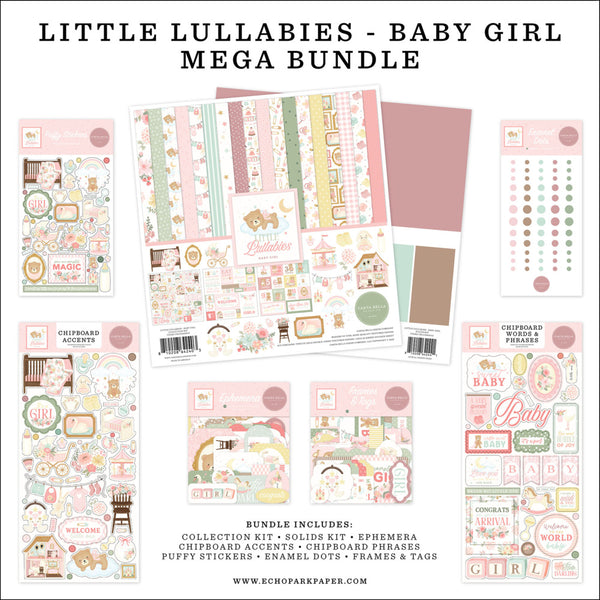 Carta Bella Mega Bundle, Little Lullabies, Baby Girl