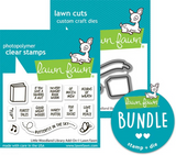 Lawn Fawn, Clear Stamps & Dies Combo, Little Woodland Library Add-On (LF3488 & LF3489)