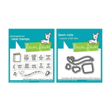 Lawn Fawn, Clear Stamps & Dies Combo, Little Woodland Library Add-On (LF3488 & LF3489)