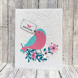 Spellbinders, Etched Die From The Out And About Collection (S4-1352), Love Note Bird