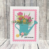 Spellbinders, Etched Die From The Out And About Collection, Sprinkle & Grow (S4-1351)