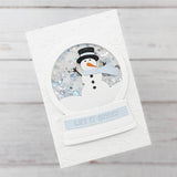 Spellbinders Etched Dies By Simon Hurley, Snowman Scene, Snow Globes (S4-1324)