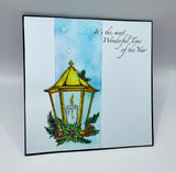 Sweet Poppy Stencil: Christmas Lantern Stamp