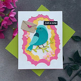 Spellbinders, Etched Die From The Out And About Collection (S4-1352), Love Note Bird