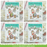 Lawn Fawn Clear Stamps, Little Snow Globe:  Bear (LF3274)