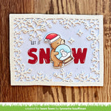 Lawn Fawn Clear Stamps, Little Snow Globe:  Bear (LF3274)