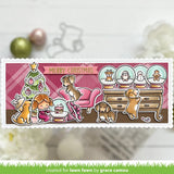 Lawn Fawn Clear Stamps & Dies Combo, Little Snow Globe:  Dog (LF3270 & LF3271)