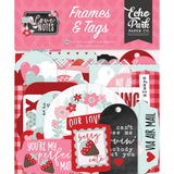 Echo Park Cardstock Ephemera 34/Pkg, Icons, Love Notes