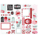 Echo Park Cardstock Ephemera 34/Pkg, Icons, Love Notes