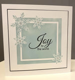 Sweet Poppy Stencil, Snowflake Square (SP1-379)