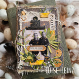 Sizzix 2D Embossing Folder and Thinlits 11/Pkg by Tim Holtz, Vault Side-Order Floristry (#666872)