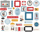 Echo Park Cardstock Ephemera 34/Pkg, Mouse And Me (MAM487024)