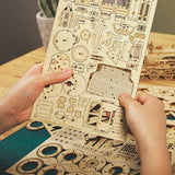 ROKR, Wooden Puzzle, Scale Model Vehicle, Heavy Truck