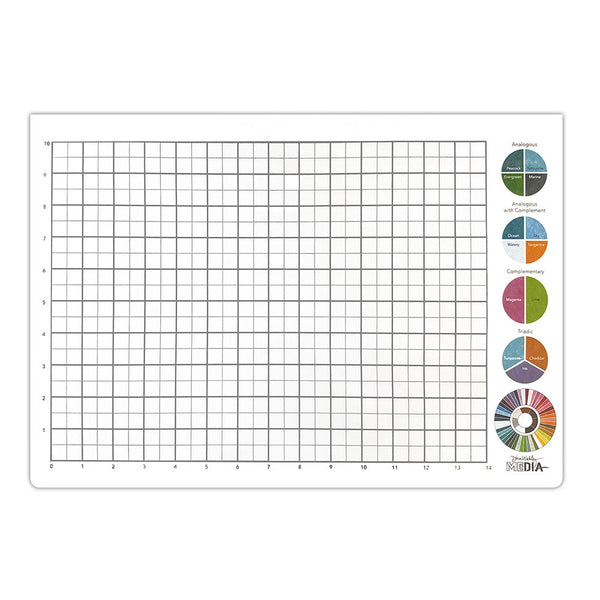 Dina Wakley MEdia Workplace Pad, 40 Pages (16.25" x 11")