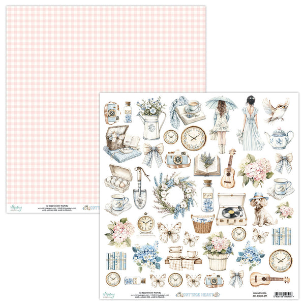 Mintay Papers, 12X12 Elements Paper, Cottage Heart (MT-COH-09)