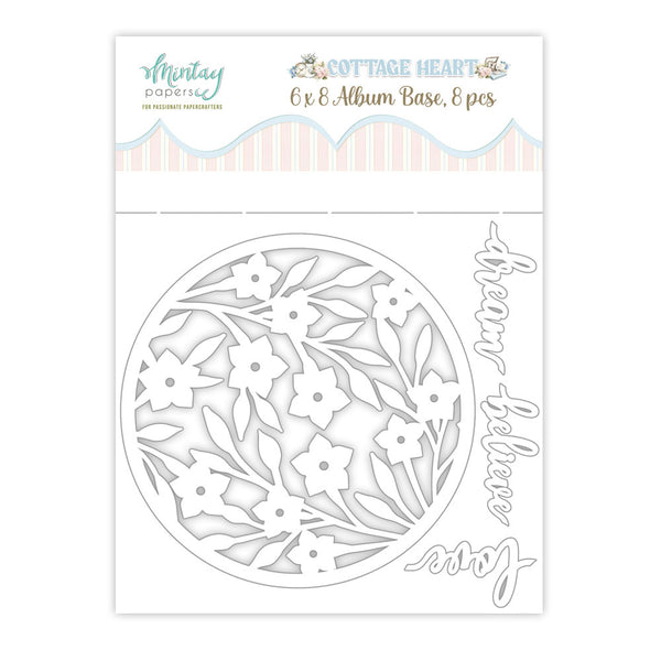 Mintay Papers, 6X8 Chipboard Album, Cottage Heart (MT-COH-10)