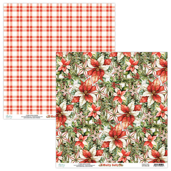 Mintay Papers, 12X12 Patterned Paper, Holly Jolly 05 (MT-HOL-05)